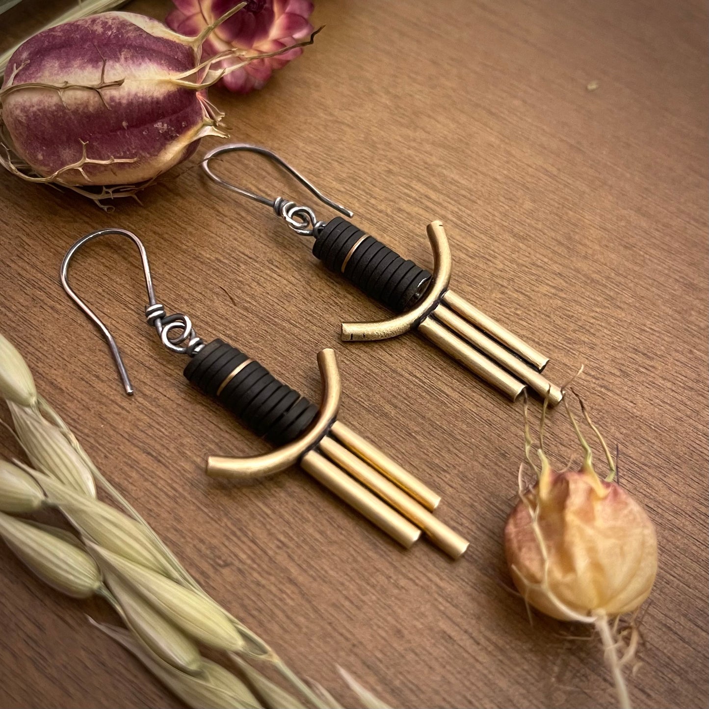Hematite Earrings