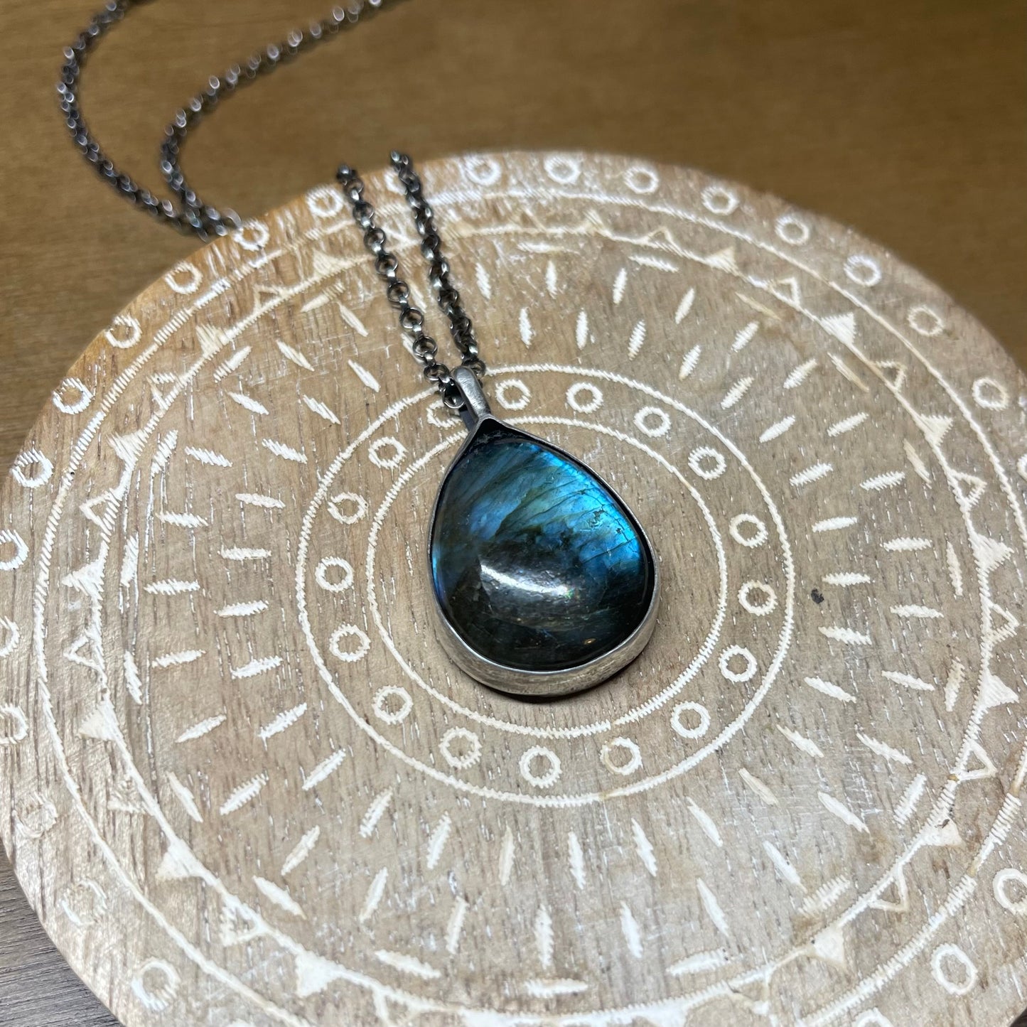 Lotus Pendant Necklace II