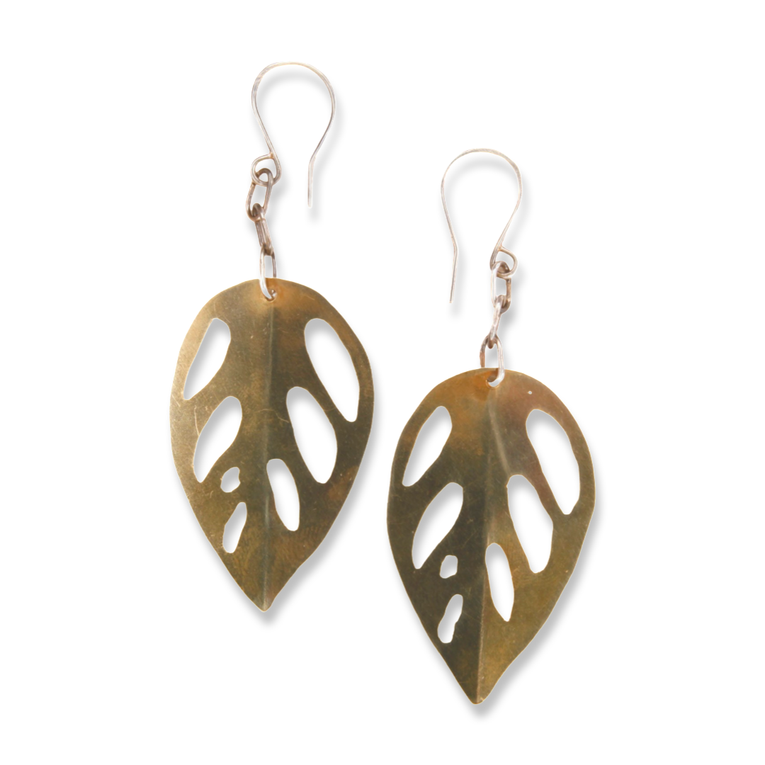 Dangling Leaf Earrings