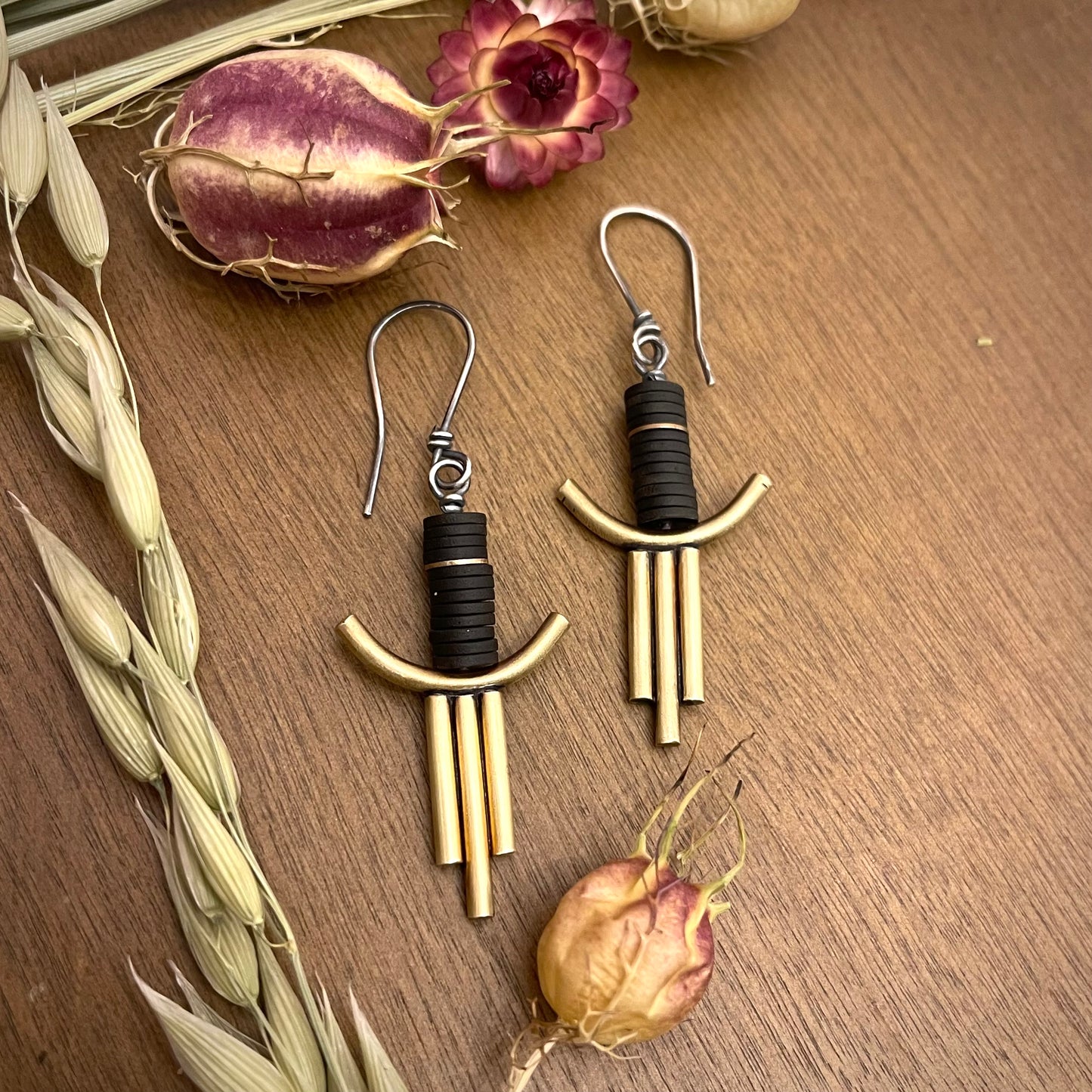 Hematite Earrings