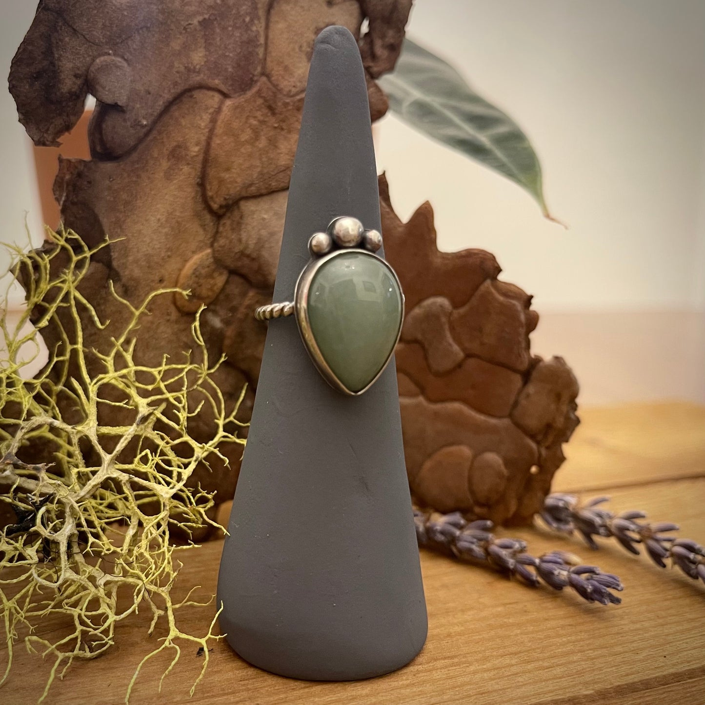 Green Aventurine Ring
