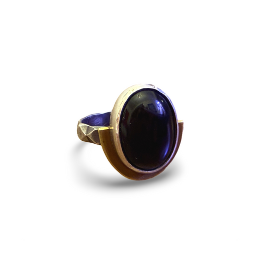 Eclipse Onyx Ring - Size 7